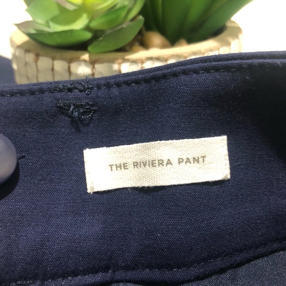 LOFT - Riviera Dress Pants, Marisa Fit, Navy - Picture 4 of 6